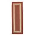 thumbnail image 1 of Colonial Mills 2' x 11' Red and Orange Rectangular Braided Runner Rug, 1 of 11