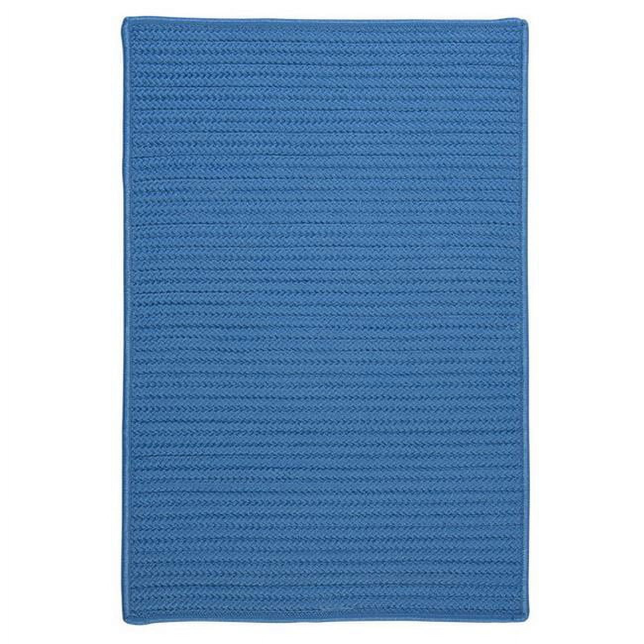 Colonial Mills 2' x 3' Azure Blue Rectangular Reversible Braided Area Rug