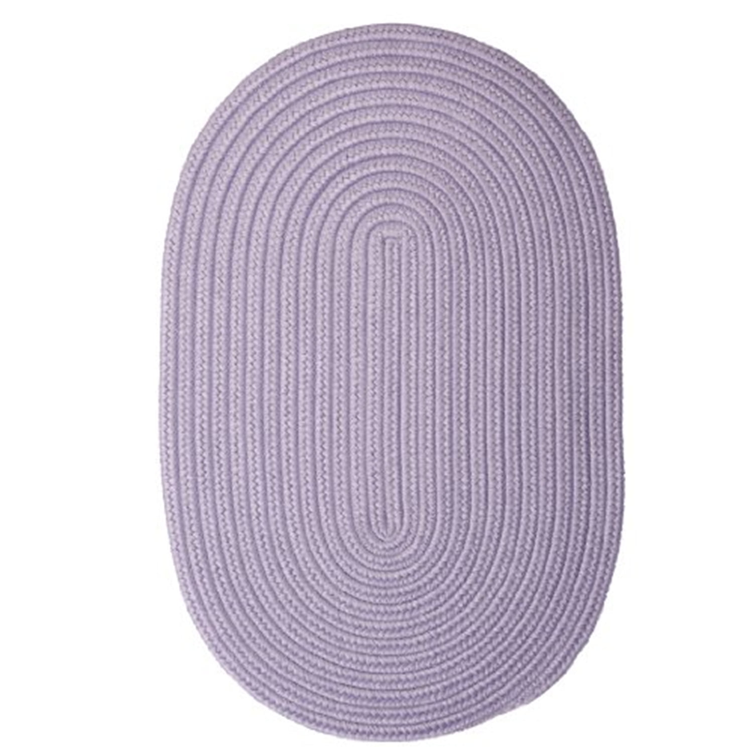 Polyester Oval Rug BR23R024X036 Boca Raton - Amethyst 2'x3' Rug, 100% Polypropylene - Oval ...