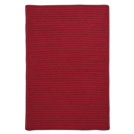 Colonial Mills 2' x 7' Maroon Red Rectangular Braided Stair Tread Rug