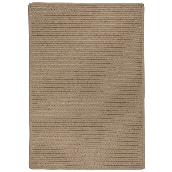 Colonial Mills 2' x 7' Taupe Brown Handmade Braided Rectangular Area Throw Rug Runner