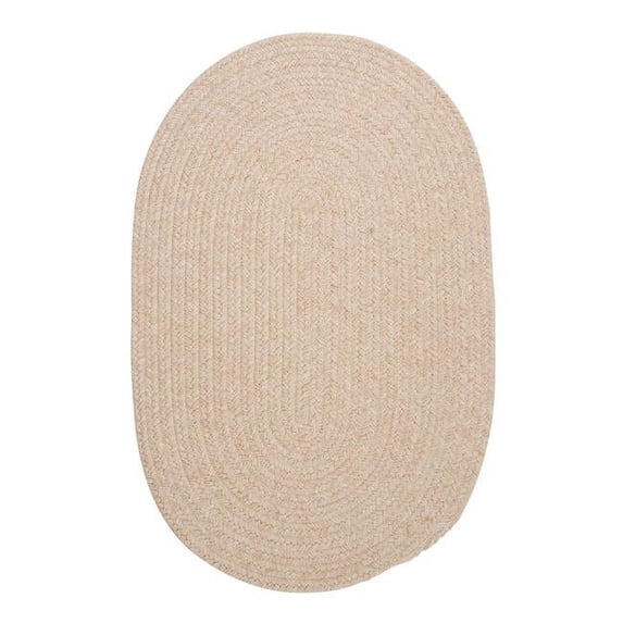 Colonial Mills Bristol Oval Blend Rug - Natural - 2 x 9 ft.