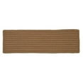 thumbnail image 1 of Colonial Mills 28" Brown Handmade Braided Stair Tread Reversible Rectangular Rug, 1 of 2