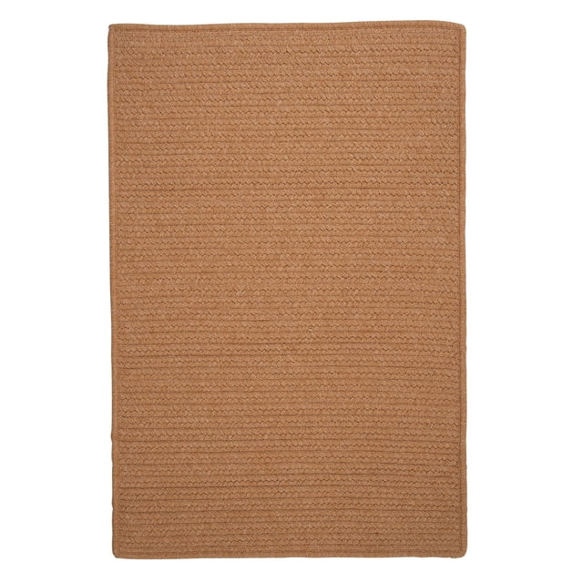 Colonial Mills 3' x 5' Gold Handmade Braided Reversible Rectangular ...