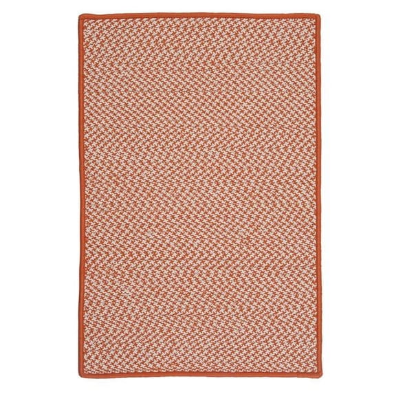 Colonial Mills 30 x 48 in. Houndstooth Doormats, Orange