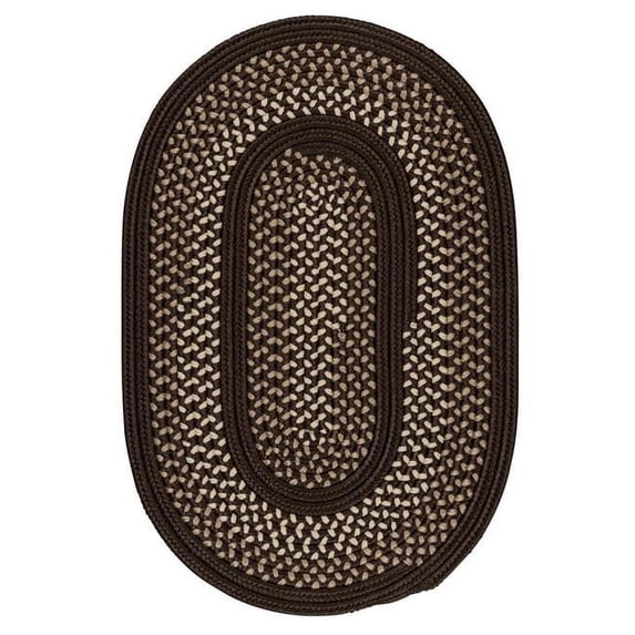 Colonial Mills 5 x 7 ft. Deerfield Rug - Seal Brown