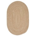 thumbnail image 1 of Colonial Mills 5' x 7' Gold And Beige Oval Handmade Braided Area Throw Rug, 1 of 2