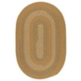 thumbnail image 1 of Colonial Mills 7' Gold and Green Braided Round Area Throw Rug, 1 of 2