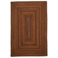 thumbnail image 1 of Colonial Mills 7' Orange, Brown and Purple Braided Square Area Throw Rug, 1 of 2