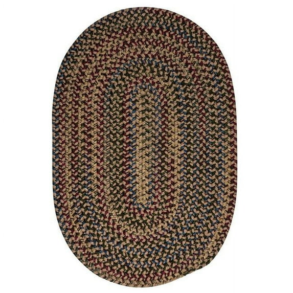 Colonial Mills 7 ft. Midnight Reversible Round Rug - Mocha