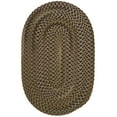 thumbnail image 1 of Colonial Mills 7' x 9' Green and Brown Braided Oval Area Throw Rug, 1 of 2