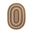 thumbnail image 1 of Colonial Mills 8' Brown and Beige Hand Braided Reversible Round Area Rug, 1 of 2