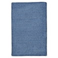 thumbnail image 1 of Colonial Mills 8' Petal Blue Square Braided Area Throw Rug, 1 of 2