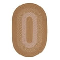 thumbnail image 1 of Colonial Mills 8' x 10' Gold and Beige Reversible Oval Area Throw Rug, 1 of 2