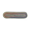 thumbnail image 1 of Colonial Mills  8 x 28 in. New England Braid Stair Tread Mats, Blue - Set of 7, 1 of 1