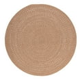 thumbnail image 1 of Colonial Mills 9' Gold And Beige Round Handmade Braided Area Throw Rug, 1 of 2