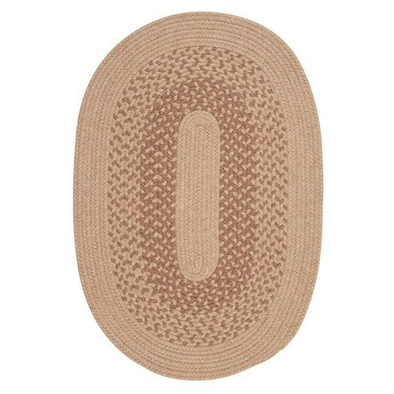 Colonial Mills 9 x 12 ft. Jackson Wool Blend Area Rug - Oatmeal