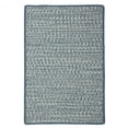 thumbnail image 1 of Colonial Mills 9' x 9' Blue and White All Purpose Handcrafted Reversible Square Outdoor Area Throw, 1 of 2