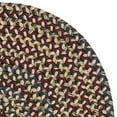 thumbnail image 1 of Colonial Mills 9' x 9' Brown and Ivory All Purpose Handcrafted Reversible Round Area Throw Rug, 1 of 5