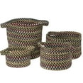 thumbnail image 1 of AF44ABSKTSET American Farmhouse Vintage 4-Piece Basket Set - Brown Basket, 65% Polypropylene/35% Nylon - Round., 1 of 5