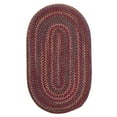 thumbnail image 1 of Colonial Mills  Amherst Handcrafted Braided Area Rug Maroon 8'x10' 8' x 10' Burgundy Oval, 1 of 5