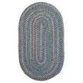 thumbnail image 1 of Colonial Mills  Amherst Handcrafted Braided Area Rug Olympic Blue 5'x8' 5' x 8' Blue Oval, 1 of 5