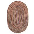 thumbnail image 1 of Colonial Mills  Amherst Handcrafted Braided Area Rug Salmon 9'x12' 9' x 12' Burgundy Oval, 1 of 5