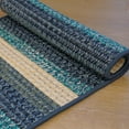 thumbnail image 1 of Colonial Mills Ashton Tweed Stripe Square - Blue Lites 7x7 Rug, 1 of 13