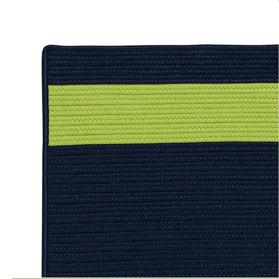 Colonial Mills Aurora - Navy Green 4'x6'