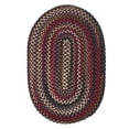 thumbnail image 1 of Colonial Mills Aurora Reversible Braided Accent Rug Amber Rose 2' x 3' Oval 2' x 3' Burgundy, 1 of 5