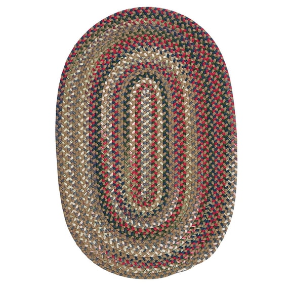 Colonial Mills Aurora Reversible Braided Accent Rug Straw Beige 9' x 12 ...