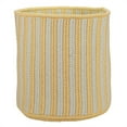 thumbnail image 1 of BJ33A012X010 Baja Stripe Basket - Yellow 12"x12"x10" Basket, 100% Polypropylene - Round., 1 of 3