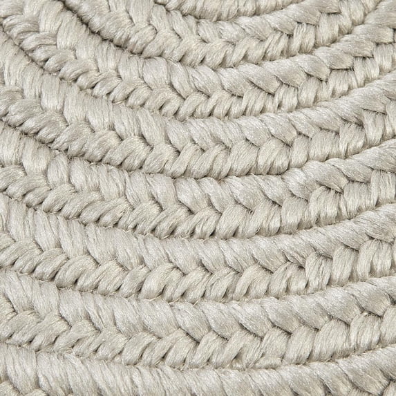Colonial Mills 4' x 7' Gray Solid Handcrafted Outdoor Reversible Area Throw Rug