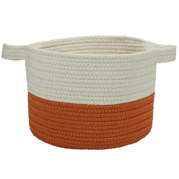 PY43A013X009 Beach Bum Basket - Orange 13"x13"x9" Basket, 100% Polypropylene - Round.