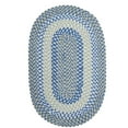 thumbnail image 1 of BK59R024X036 Blokburst - Blueberry Pie 2x3 Rug, 50% Polyester/30% Polypropylene/20% Cotton - Oval., 1 of 3