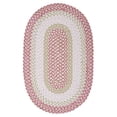 thumbnail image 1 of Colonial Mills Blokburst Braided Pink Area Rug 12x12, 1 of 3