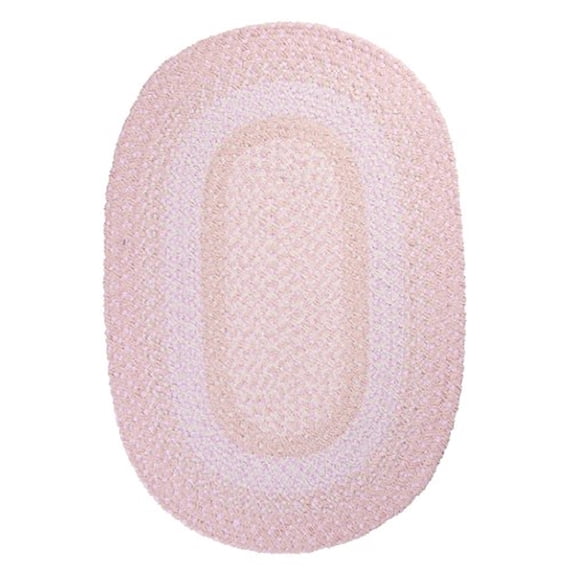 Colonial Mills Blokburst Braided Pink Area Rug 12x15