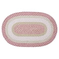 thumbnail image 1 of Colonial Mills Blokburst Braided Pink Area Rug 2x12, 1 of 3