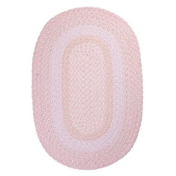 Colonial Mills Blokburst Braided Pink Area Rugs 5x8