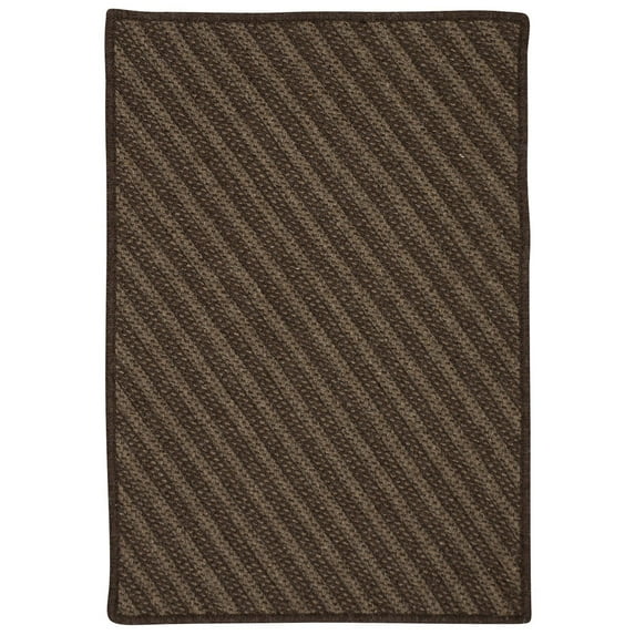 Colonial Mills Rug BI01R096X120S 8 x 10 ft. Blue Hill Braided Rug Brown