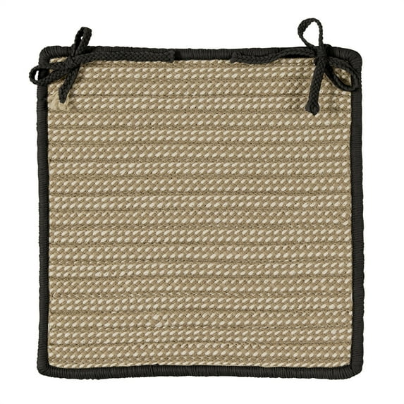 Colonial Mills Boat House - Black Chair Pad (single)