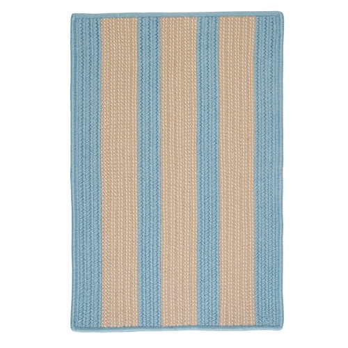 BT49R060X096S Boat House - Light Blue 5x8 Rug, 100% Polypropylene - Rectangle.