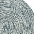 thumbnail image 1 of Colonial Mills  Boatside Indoor/ Outdoor Reversible Braided Area Rug Atlantic Blue 6' x 6' Round 6' Round White,Blue Round Casual,Nautical & Coastal, 1 of 5