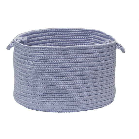 14" Purple Amethyst Handmade Braided Basket