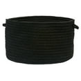 thumbnail image 1 of BR42A014X010 Boca Raton - Black 14"x14"x10" Basket, 100% Polypropylene - Round., 1 of 5