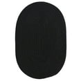 thumbnail image 1 of Colonial Mills 7' Black Modern Casual Braided Rug, 1 of 2