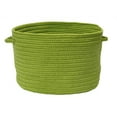 thumbnail image 1 of Colonial Mills BR65A018X018 Boca Raton - Bright Green 18 in. x 12 in. Utility Basket, 1 of 5