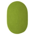 thumbnail image 1 of Colonial Mills 5' x 7' Green Oval Handmade Braided Area Throw Rug, 1 of 2