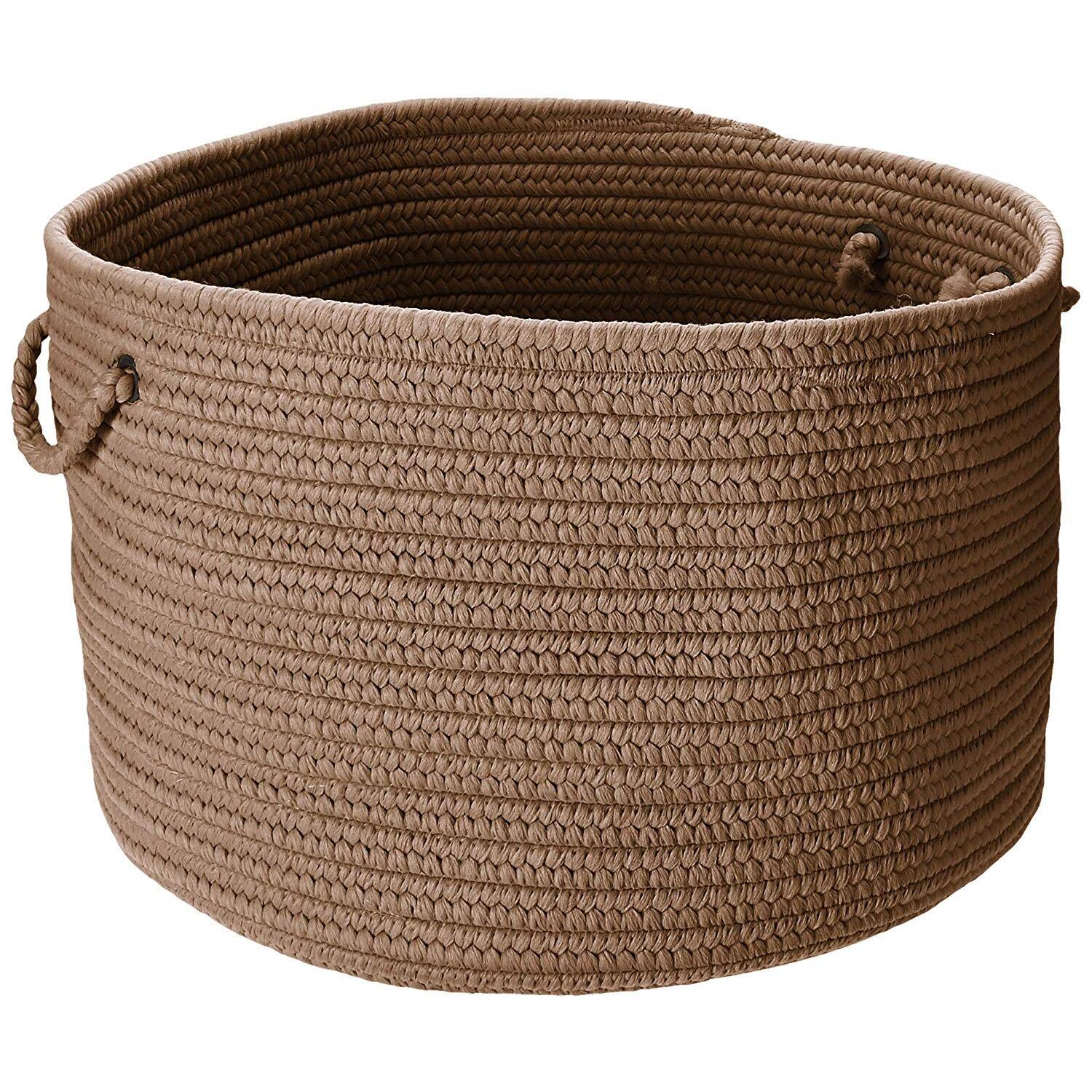 Colonial Mills Boca Raton Cashew 18"x12" Utility Basket