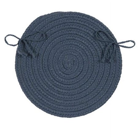 Colonial Mills Boca Raton Chair Pad - Lake Blue - Single Rug